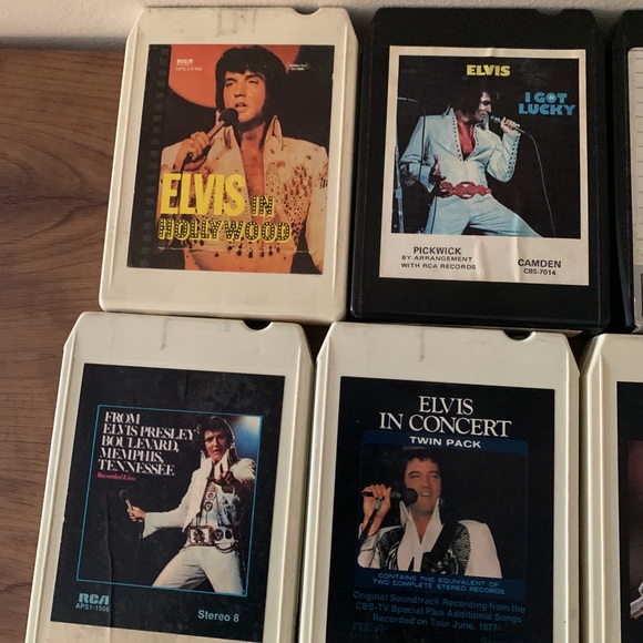 LOT OF (12) Elvis Presley 8-TRACK TAPES - Picture 2 of 4